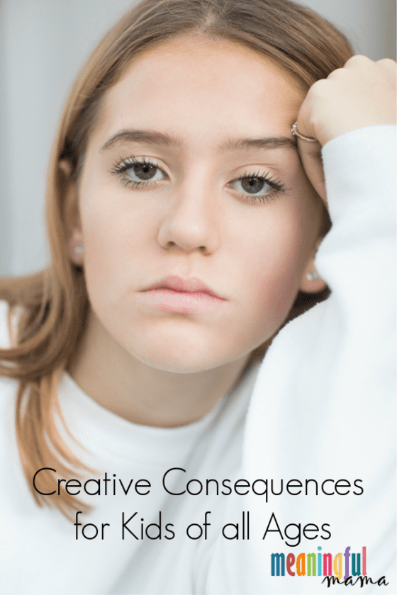 Creative Consequences for Kids of all Ages