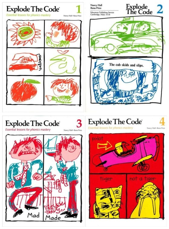Explode the Code Workbooks for Beginning Readers and Writers