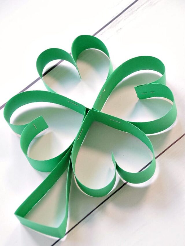 Simple Four Leaf Clover Craft for St. Patrick’s Day Story