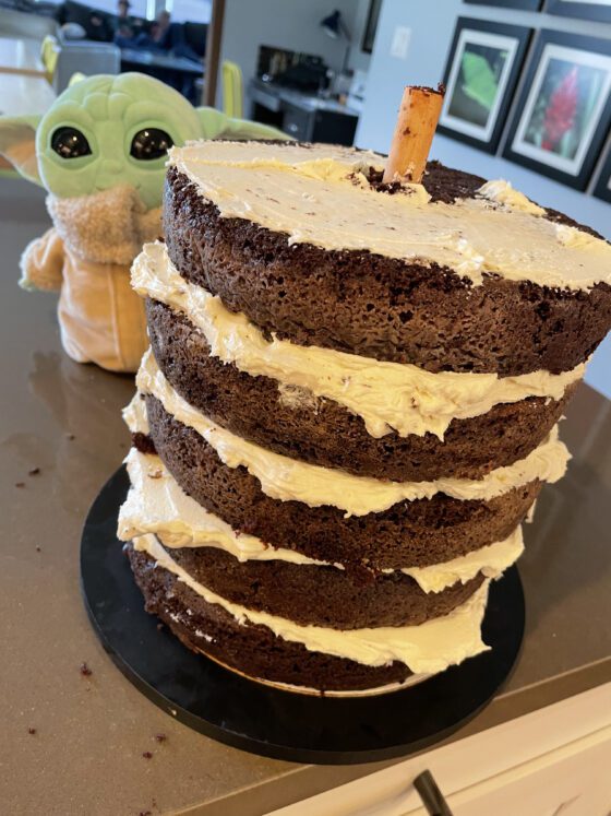 How to Make a Baby Yoda Cake