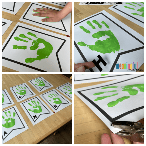 Handprint Palm Sunday Craft for Kids 