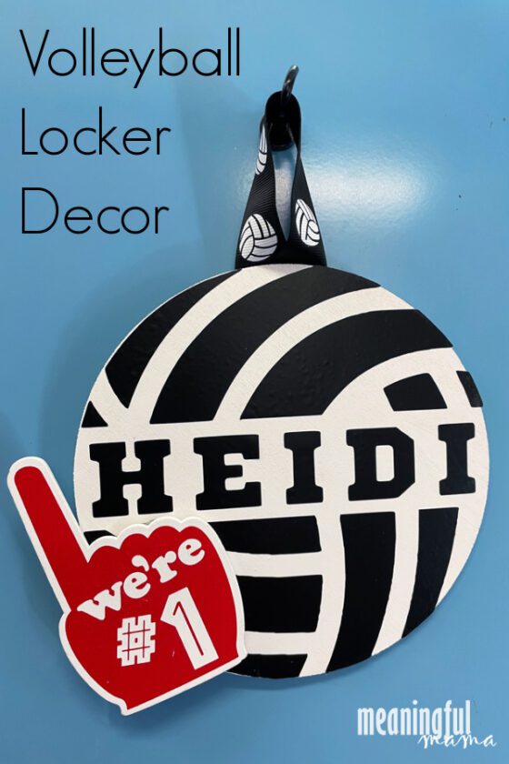 Volleyball Locker Decorations