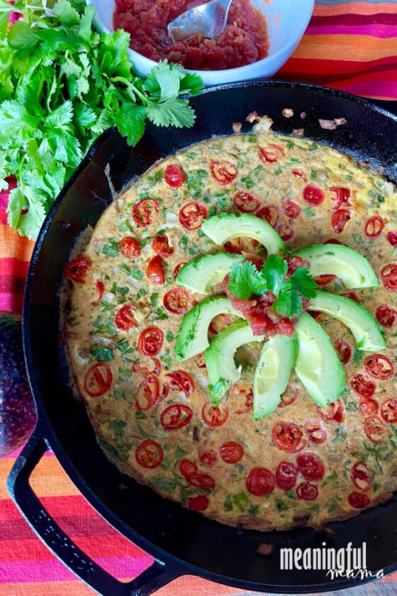 Whole30 and Dairy-Free Mexican Frittata