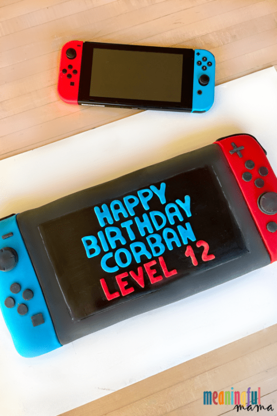 How to Make a Realistic Nintendo Switch Cake