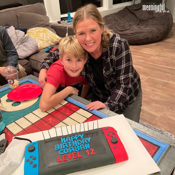 Nintendo Switch Birthday Party Ideas cake