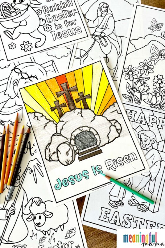 8 Free Christian Easter Coloring Pages for Kids