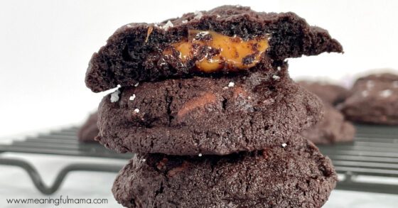 The Best Chocolate Salted Caramel Cookies