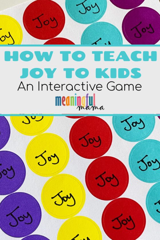 How to Teach Kids About Joy -  Here is a super fun game that kids will love playing. It's an active, creative, and engaging way to teach kids that joy is contagious. 