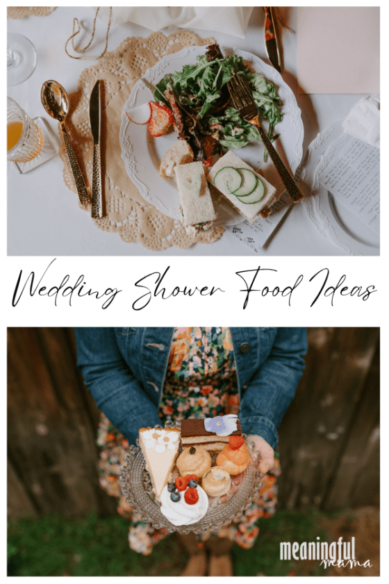Food and Dessert Ideas for a Wildflower Barn Wedding Shower