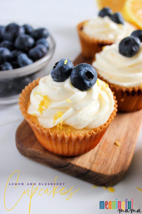 Delicious Lemon Blueberry Cupcakes