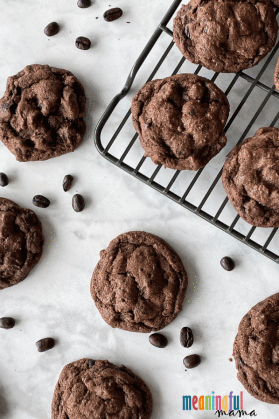 Best Chocolate Espresso Chip Cookies