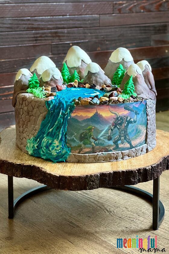 Epic Zelda-Themed Cake