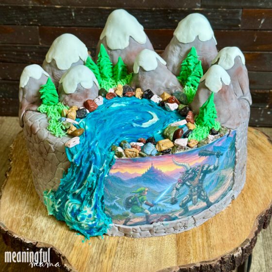 Epic Zelda-Themed Cake