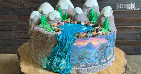 Epic Zelda-Themed Cake